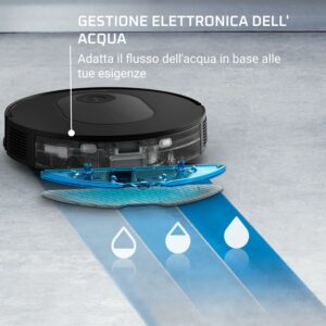 Rowenta Robot Aspirapolvere X-PLORER Serie 65 con Navigazione Laser e Sistema Smart Aqua Power