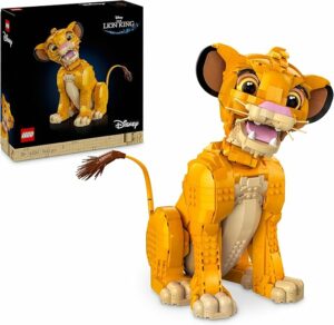 LEGO Giovane Simba da costruire: un modellino Disney per adulti, collezionisti e appassionati 