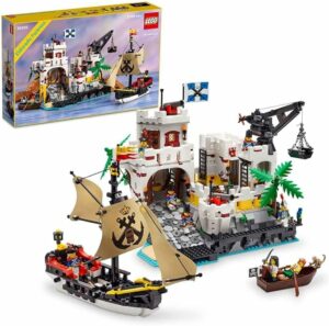 LEGO 10320 Icons Fortezza Eldorado con nave pirata e minifigure