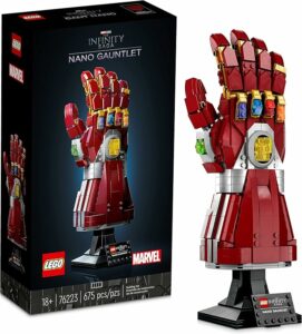 Immagine del LEGO Marvel 76223 Nano Gauntlet con pietre dell'Infinito