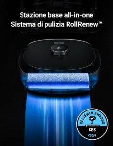 Eureka J20 Robot Aspirapolvere Lavapavimenti, 8000Pa, mappatura e autopulizia, con controllo vocale e offerte speciali.