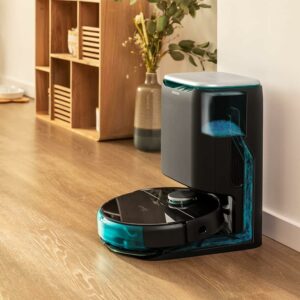 Base svuotamento automatico Cecotec Conga Home 10000 con capacità di 2,5 litri, ideale per una pulizia igienica senza sforzo.