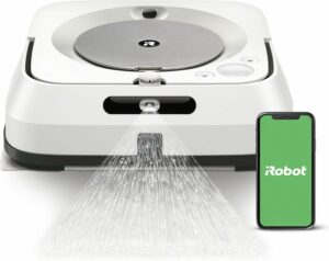 iRobot Braava Jet m6-138 lavapavimenti bianco con Precision Jet Spray