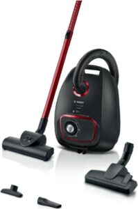 Aspirapolvere Bosch BGB41POW1 nero con sacco, 850 watt di potenza  