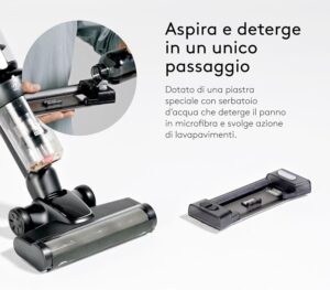 Aspirapolvere senza fili Viola AIRB600 in nero, potenza 600 W, design compatto e leggero, ideale per una pulizia efficace