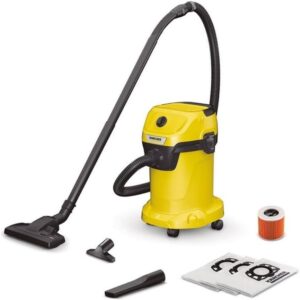 Aspirapolvere KARCHER WD3 HOME in azione, potente e versatile  