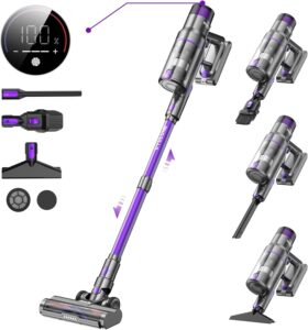 Vistefly V15s MAX Aspirapolvere Senza Fili con Potenza 45Kpa e Autonomia fino a 70 Minuti  