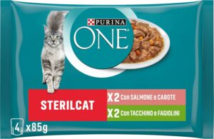 Confezione di PURINA ONE Sterilcat Filettini in Salsa per Gatti Sterilizzati