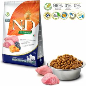 Farmina N&D Zucca Agnello & Mirtillo, cibo premium per cani adulti