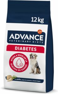 Cibo per cani Advance Veterinary Diets - Diabetes Colitis da 12kg, supporto per cani con diabete e colite