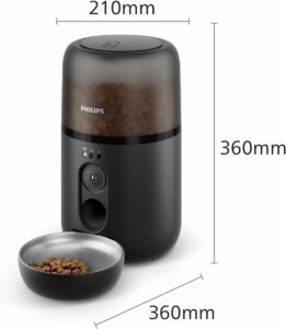 Philips Pet Series Distributore Automatico di Cibo con Videocamera, rilevamento movimento e app