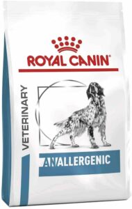 Alimento ipoallergenico Royal Canin per cani sensibili, sacco da 8 kg.