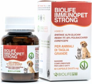 Integratore Immunopet Strong per cani e gatti, supporto immunitario  