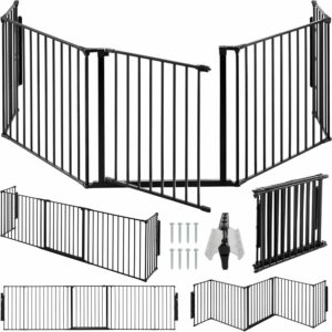 Barriera protettiva per camino e scale, sicura e modulare, Tectake®