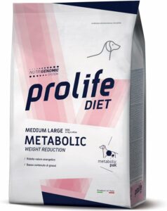 Prolife Crocchette Diet Metabolic per cani, alimento per il controllo del peso  