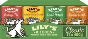 Lily's Kitchen: cibo umido naturale per cani adulti in confezione assortita.