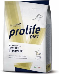 Crocchi Prolife Diet Urinary Struvite per cani di tutte le taglie, sacco da 8kg, immagine del prodotto.  