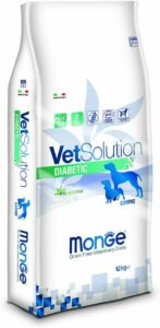 Cibo per cani Monge Vetsolution Diabetic 12 kg, alimentazione per il controllo del diabete  