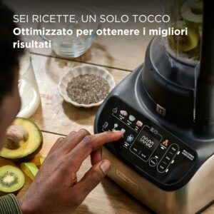 Kenwood MultiPro OneTouch FDM73.850SS, robot da cucina multifunzione con 13 accessori e bilancia integrata  