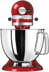 KitchenAid Planetaria Artisan, robot da cucina rosso impero con accessori  