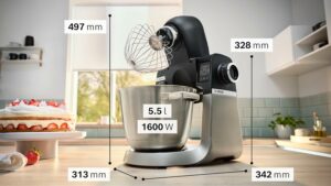 Bosch Robot da Cucina Serie 6 MUMS6ZS13D, con programmi automatici e bilancia integrata per preparazioni precise.