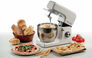 Impastatrice Ariete 1598 Gourmet Professional 7L con ciotola da 7L, frullatore e 6 velocità