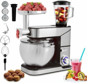 Robot da cucina 3 in 1, multifunzione, Royalty Line, argento