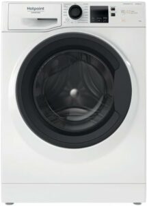 Immagine della lavatrice Hotpoint NF86WK IT con focus su design e funzionalità.  