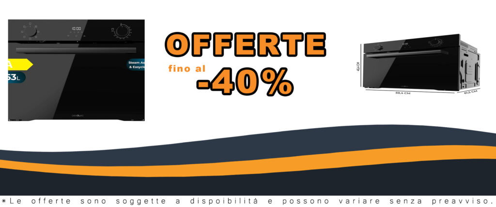 Forno incasso Cecotec Bolero Hexa M224500: caratteristiche, vantaggi e codici sconto esclusivi.