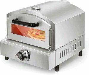 Forno elettrico per pizza in acciaio inossidabile con temperatura uniforme a 360°  