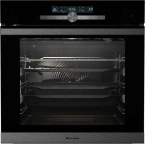 Forno Hisense BSA66334PG multifunzione, capienza XXL, vapore, 13 funzioni cottura, pulizia pirolitica.