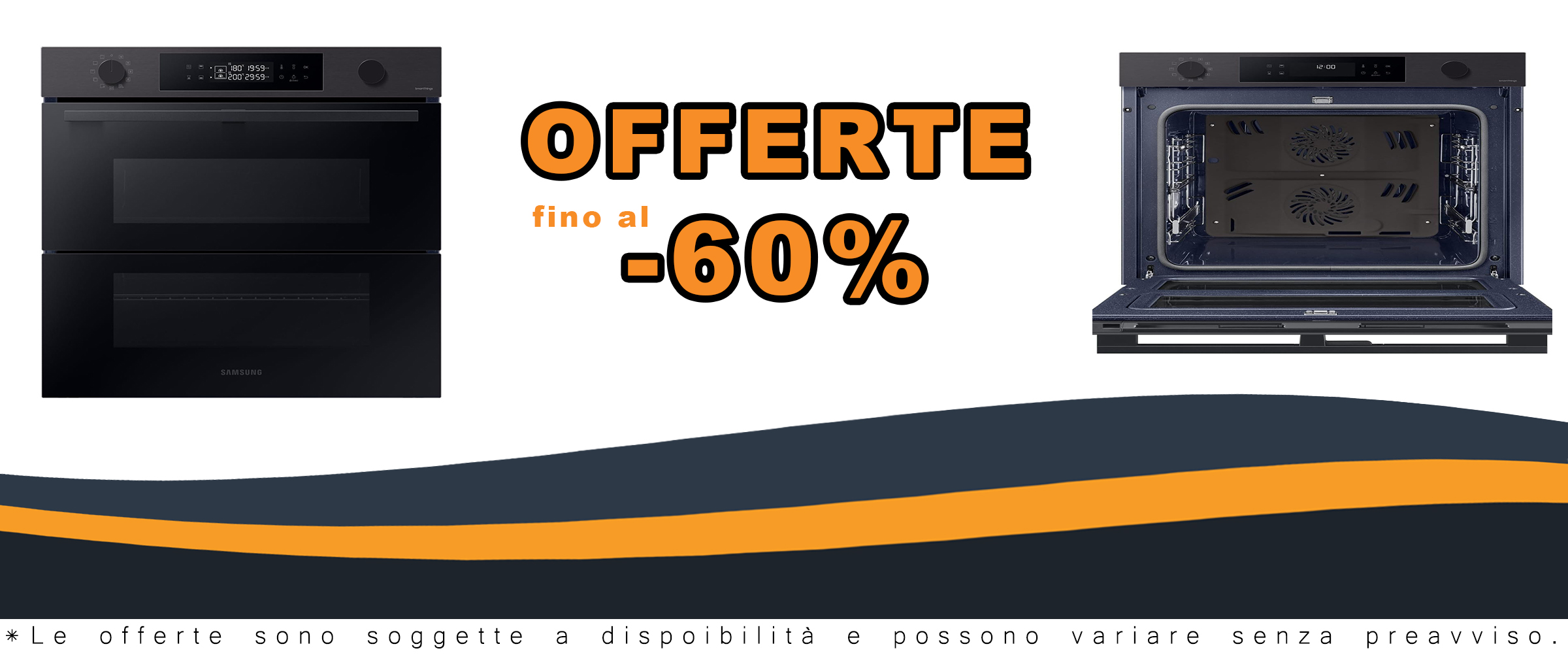 Forno Elettrico Ventilato Grill/Vapore Classe A+ 76 Litri Nero  