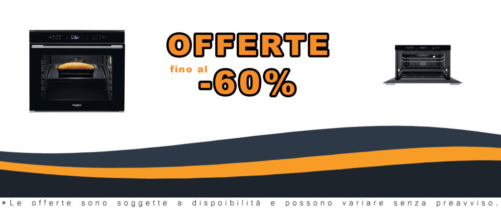 Forno pirolitico Whirlpool nero con efficienza energetica A+ e coupon.