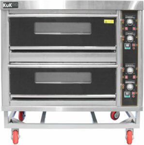 Forno commerciale KuKoo a doppio piano per pizza croccante