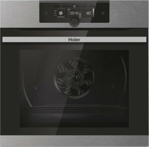 Forno Haier I-Turn Series 2 HWO60SM2F9XH multifunzione con Wi-Fi, pirolitico, acciaio inox