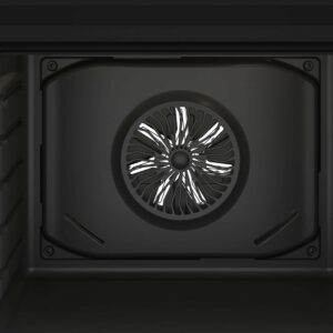 Forno da incasso Beko BBIE12000X B100 con capacità di 66 litri, tecnologia AeroPerfect, funzione di pulizia SteamShine+, illuminazione alogena, design in acciaio, classe di efficienza energetica A.  