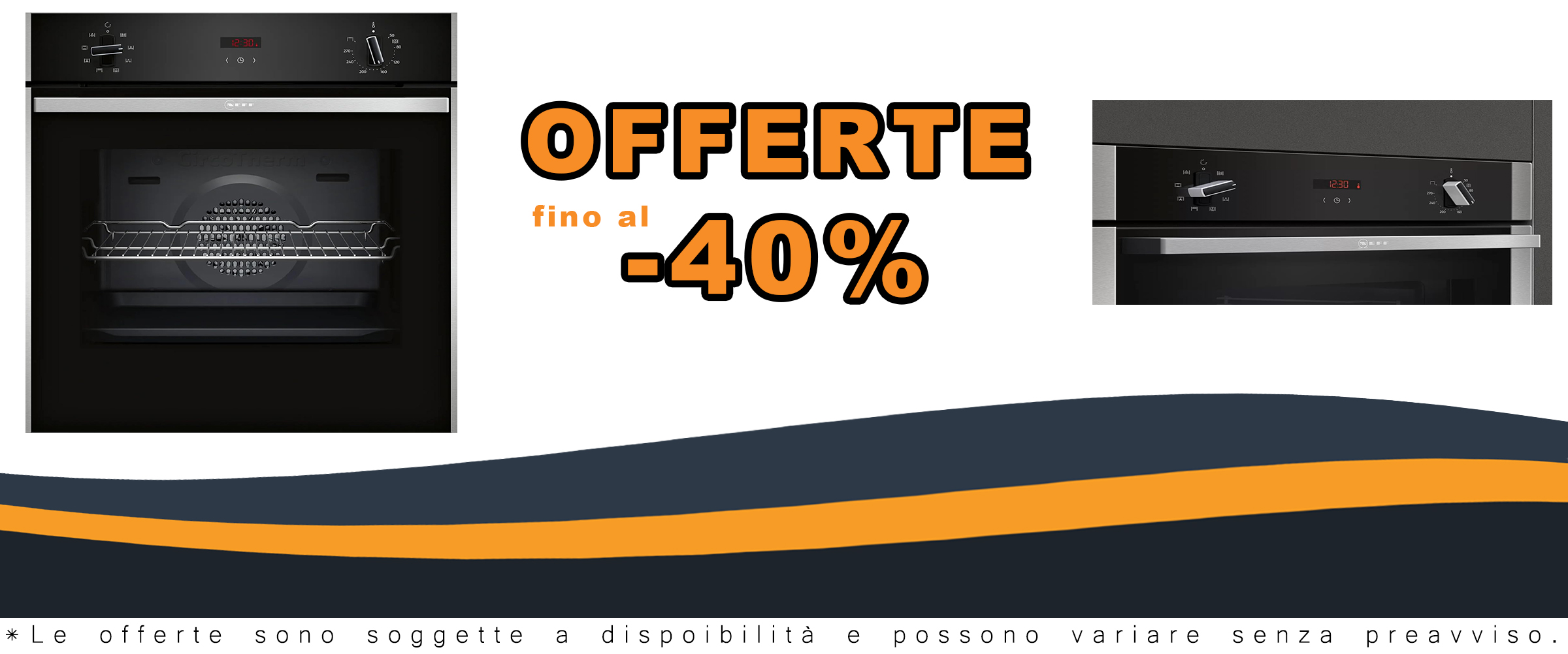 Forno da incasso Neff B1ACC2AN0 in acciaio inox con capacità di 71 litri, classe energetica A  