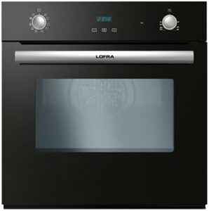 Immagine del forno Lofra FOVN69EE, design moderno in vetro nero  