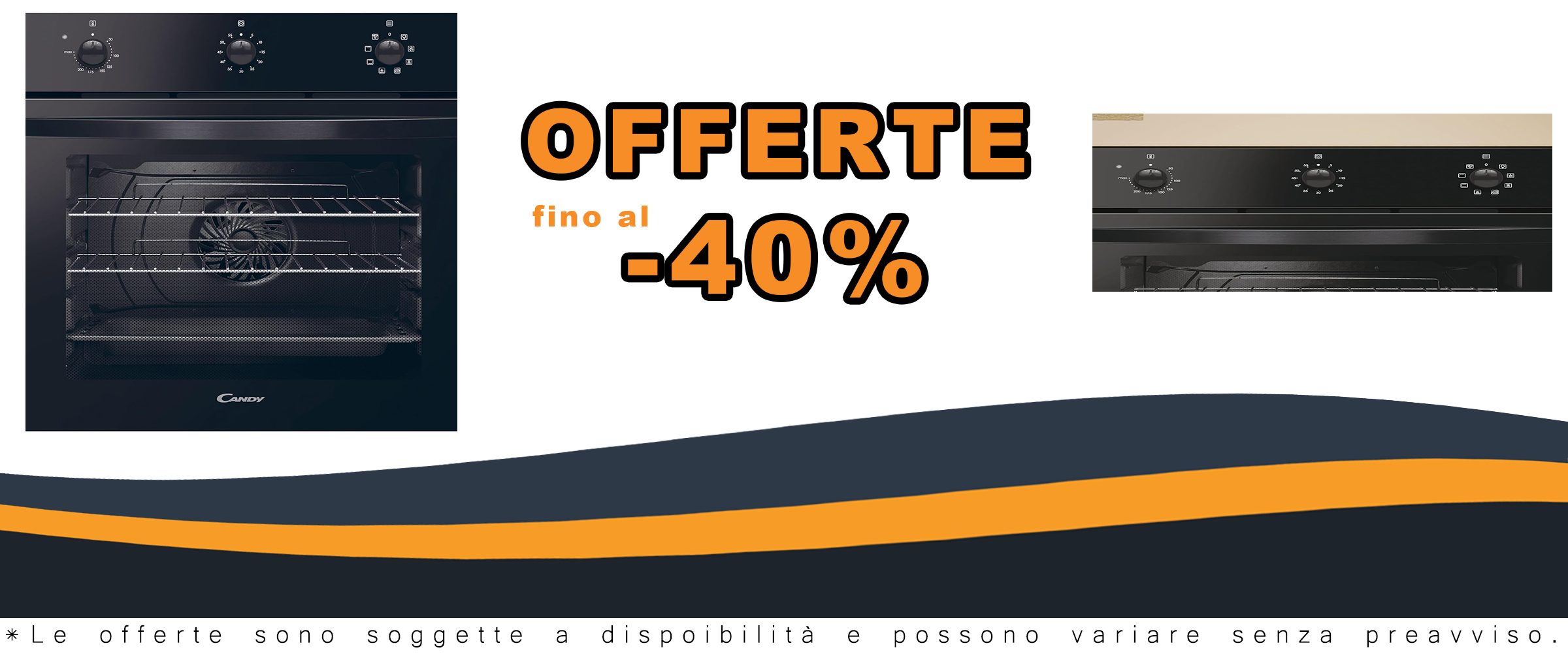 Forno elettrico ventilato Candy FIDC N602 da 65 litri, nero, classe energetica A+  