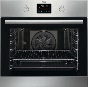 Forno da incasso AEG BPS335061M, autopulente con pirolisi e aria calda ad anello  