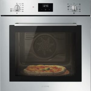 Forno elettrico Smeg SF6400PZX, 65 litri, ideale per pizze e ricette gourmet  