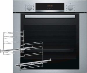 Forno Bosch HBA3140S0 in acciaio inox con tecnologia aria calda 3D e estrazione telescopica  