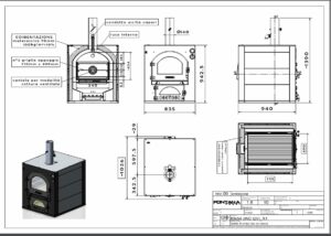 Immagine del Forno da Incasso INC QV (80X54) [Classe di efficienza energetica A], elegante e performante  