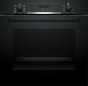 Bosch HBA574BB3 Serie 4 Forno da incasso nero, pulizia pirolitica, display LED e aria calda 3D  