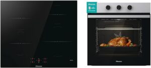 Hisense HIO6401BSC Piano Cottura a Induzione e BI61111AX Forno Multifunzione - Design elegante e prestazioni elevate