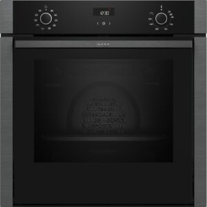 Forno N 50 grigio grafite B3ACE2AG3 60 x 60 cm, vista frontale, moderno ed elegante.