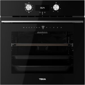 Forno Teka MaestroPizza HLB 8510 P in acciaio inox, con capacità di 70 litri e sistema di pulizia pirolitico DualClean Pro