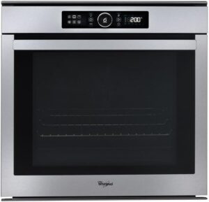 Whirlpool AKZM8480IX - Forno pirolisi in acciaio inox con 73 litri di capacità, porta fredda e classe energetica A