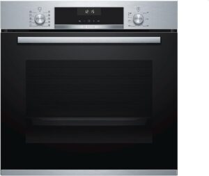 Forno Bosch HBA537BS0 in acciaio inox, elegante e funzionale, perfetto per una cucina moderna e ad alta efficienza energetica.