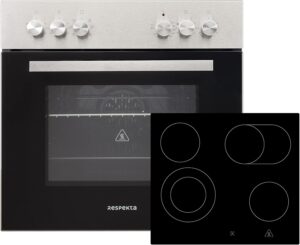 Forno da incasso Respekta HS2200-26 con piano cottura in vetroceramica senza cornice  